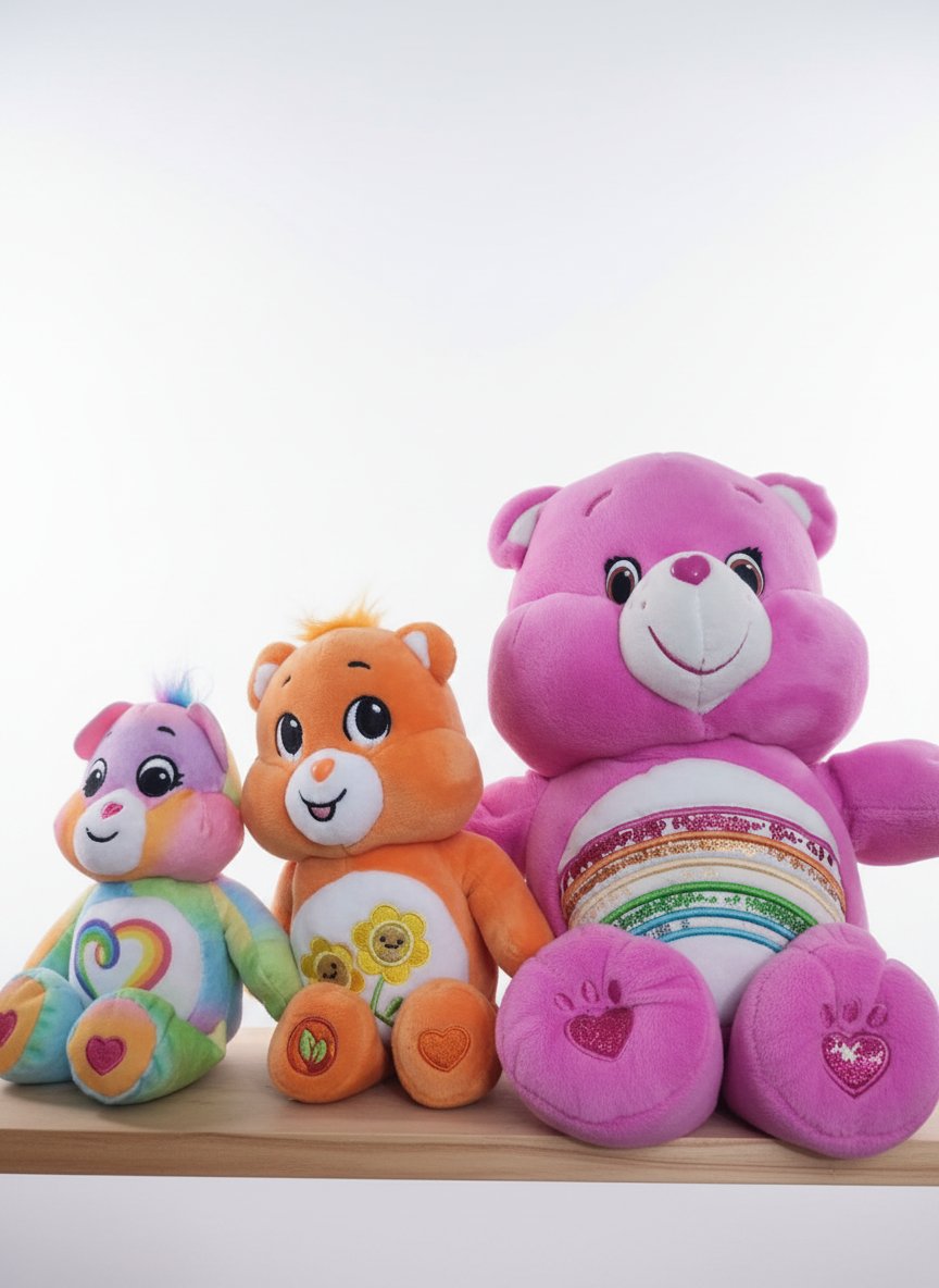 3 peluche vintage 
