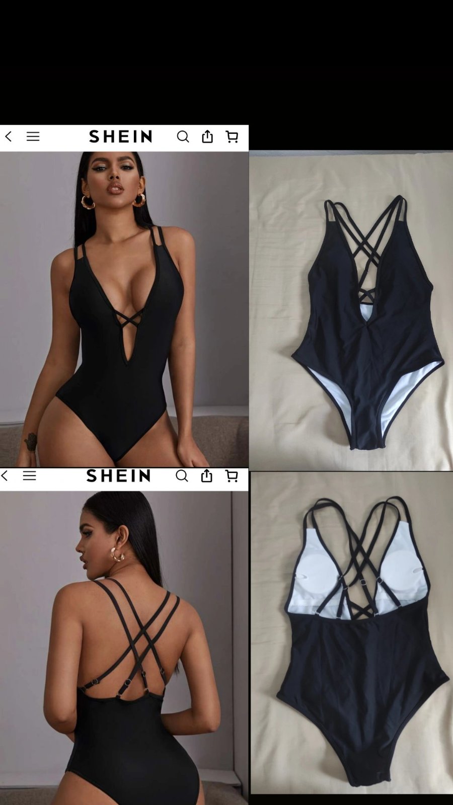 Maillot shein taille s 