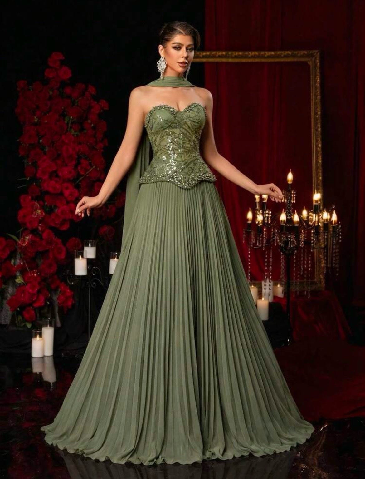 Robe soirée longue 