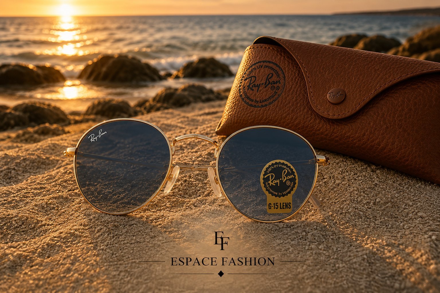 Lunette rayban bleu