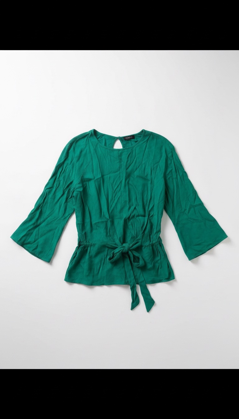 Green blouse