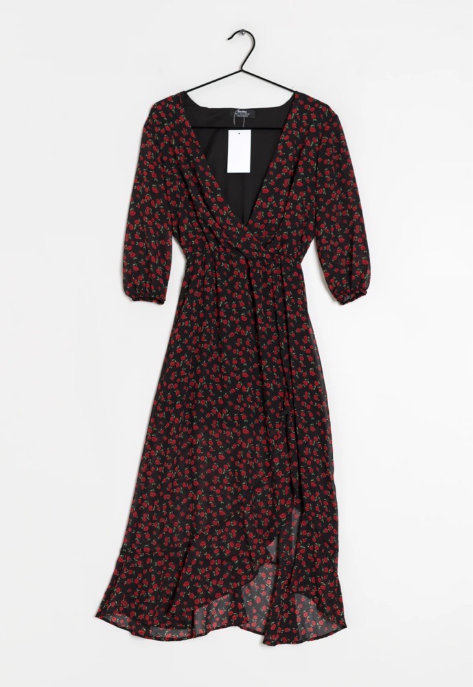 Robe florale bershka