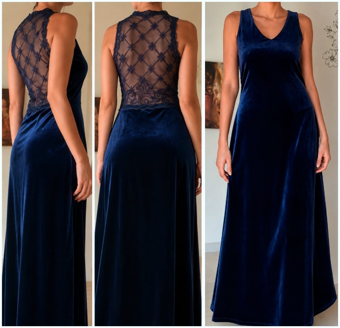 Robe bleu 