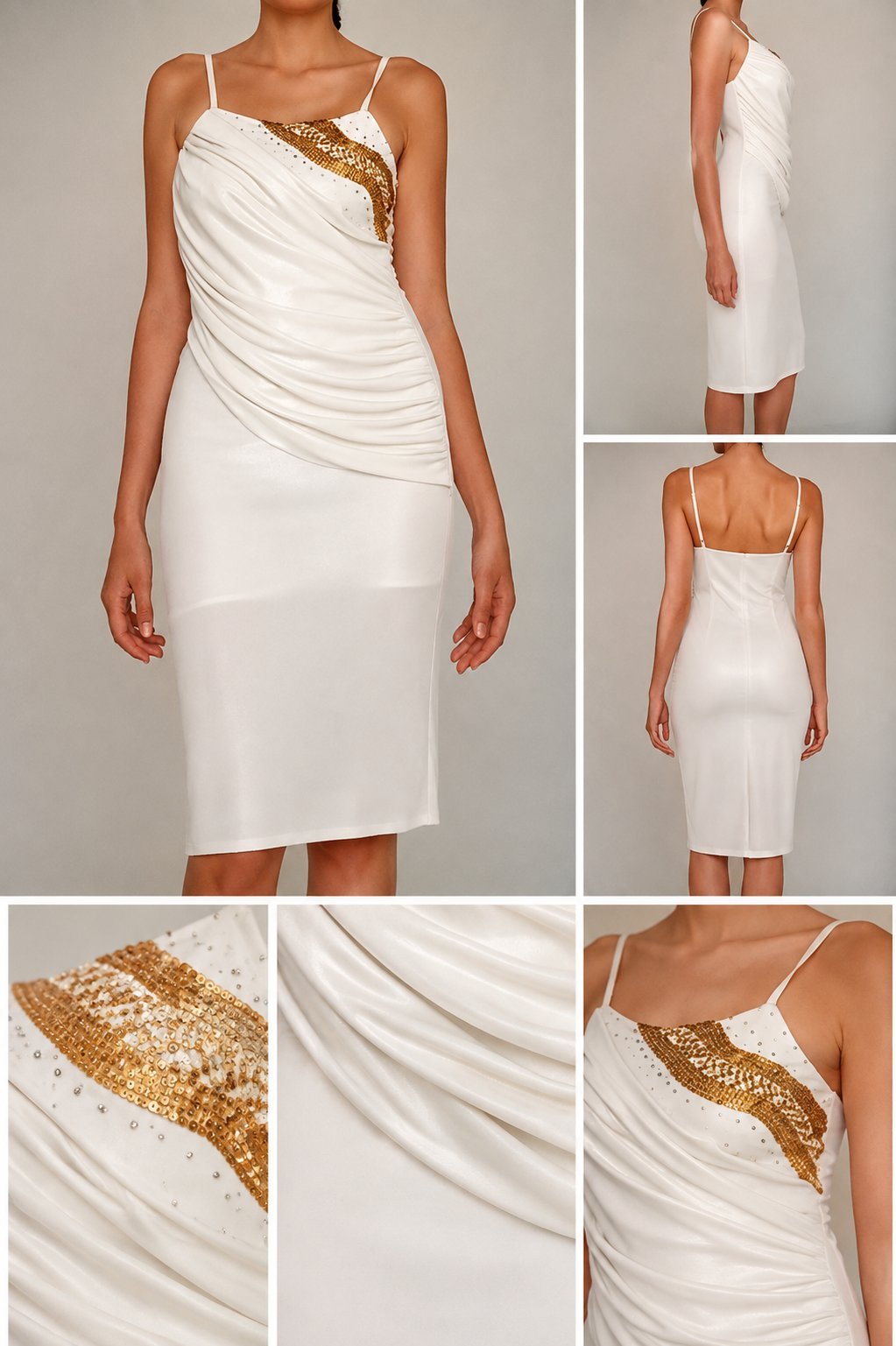 Robe blanche très élégante 