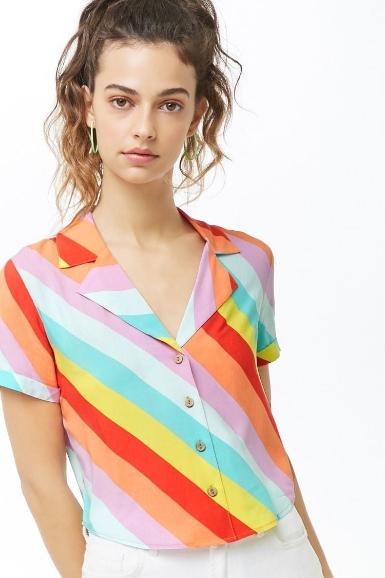Chemise arc en ciel 