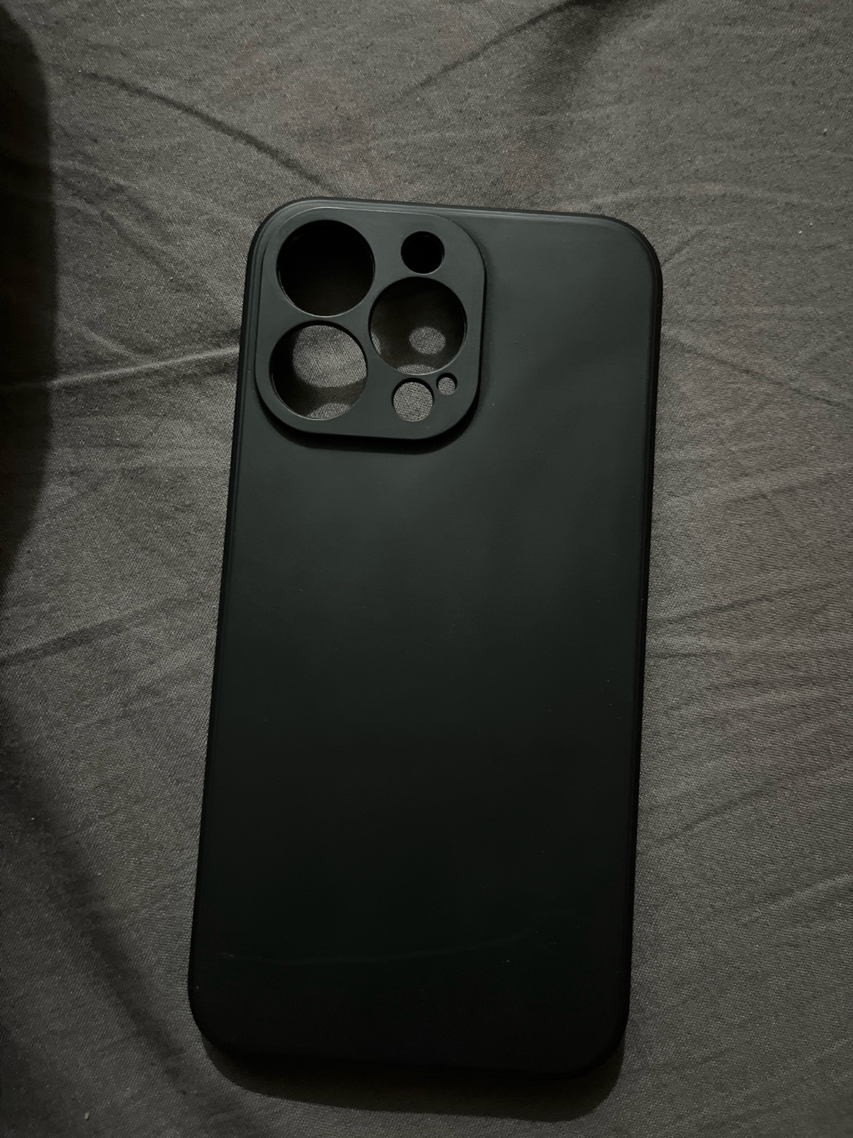 Coque noire mate pour iPhone 12 Pro Max – Protection caméra renforcée