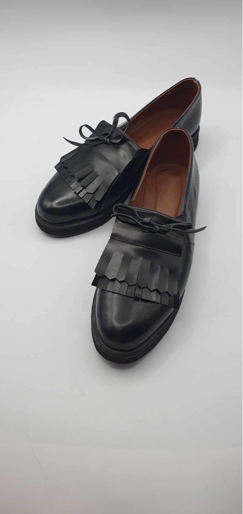 Derby véritable cuir noir