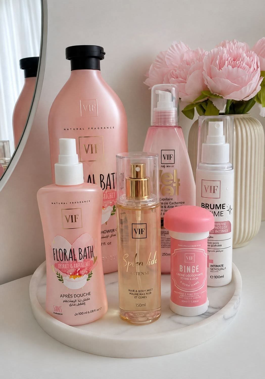  Pour femme brume, stik deo, gel douche, crème après douche, brume intime, sérum pour cheveux 