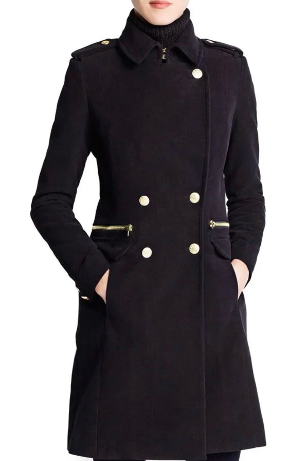 Manteau noir MNG ✨
