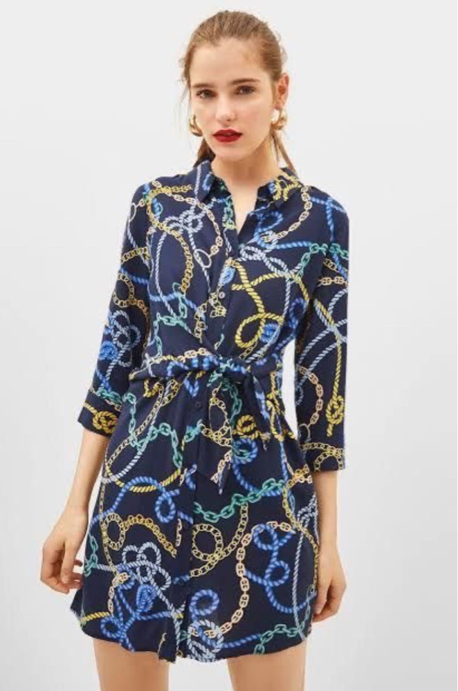 Robe chemise 💙Bershka💛