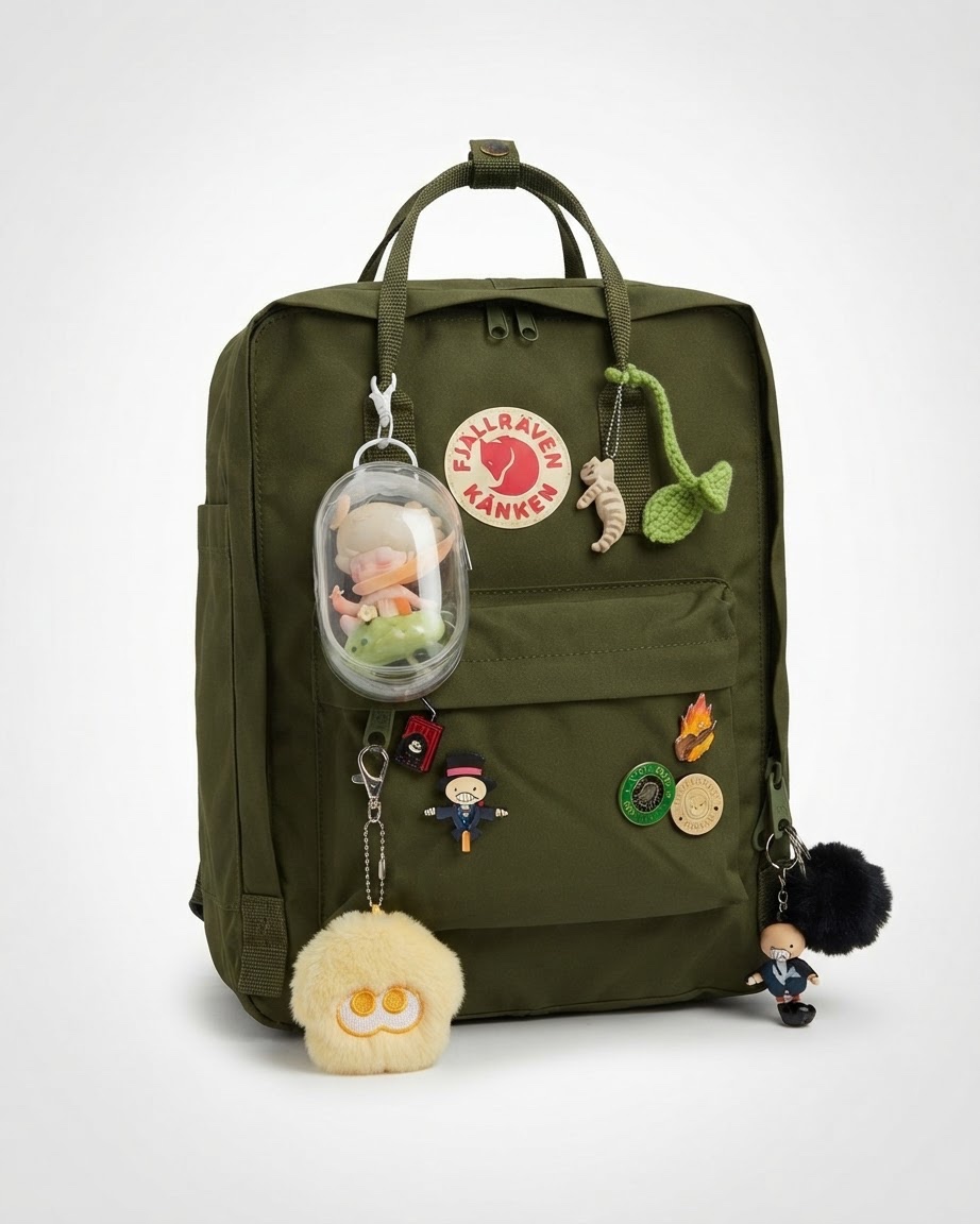 Sac à dos Fjällräven Kånken Vert Olive – Excellent état !