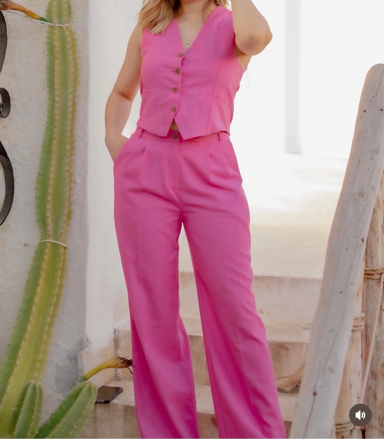 Set Fuchsia Chic / Taille L convient egalement à une taille M
