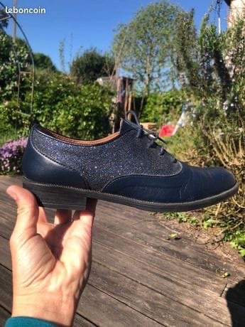 Derbies Noir pailletés P 37 🖤✨