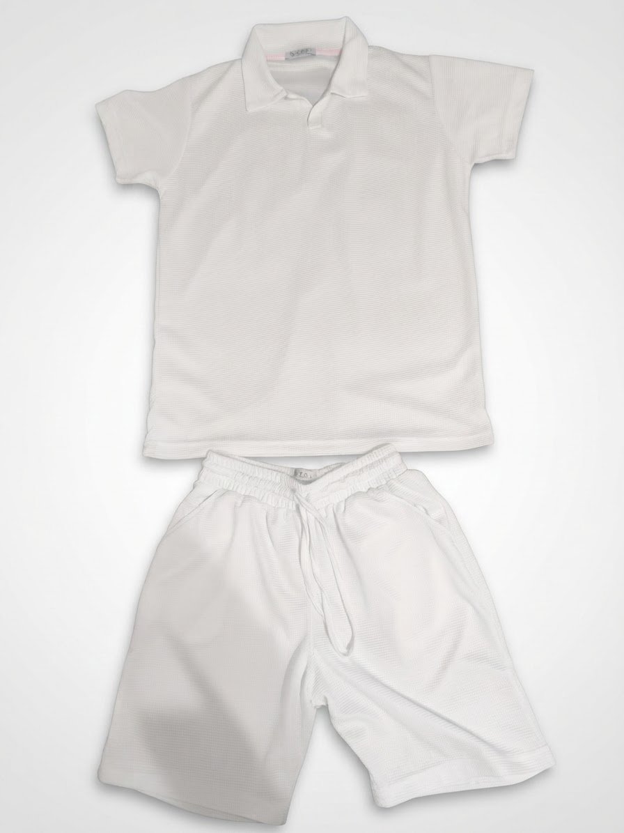Ensemble set piqué de coton