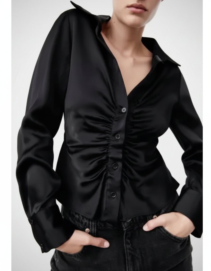 Magnifique chemise satinée 