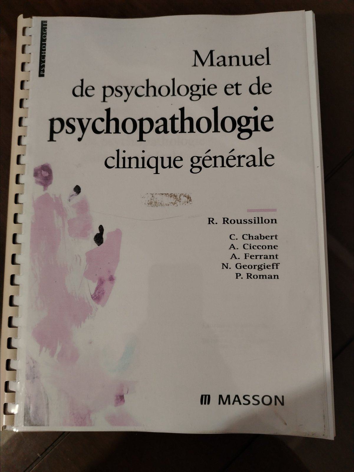 Manuel de psychologie 