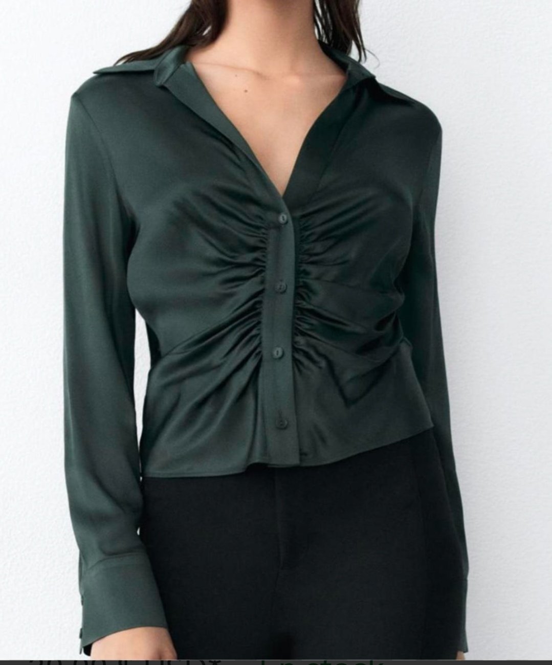 Magnifique chemise en satin 