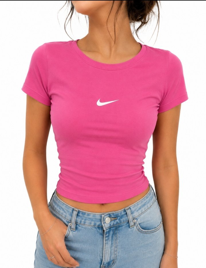 Nike t-shirt rose ajusté 