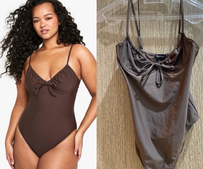 Maillot marron chocolat🍫 BOOHOO