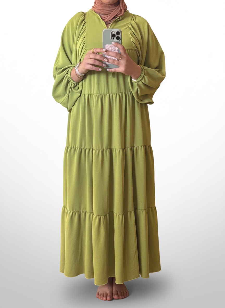 Robe verte d ete  