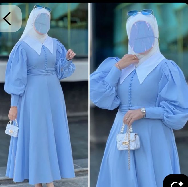 Robe bleu ciel 