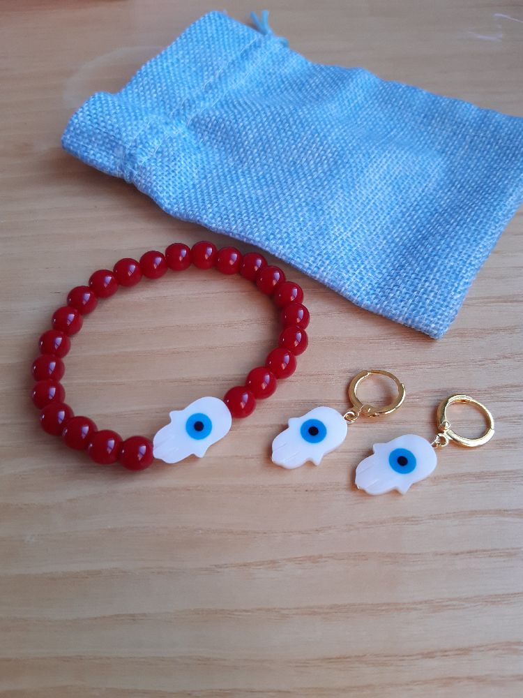 Bracelet + Boucles d'oreilles 