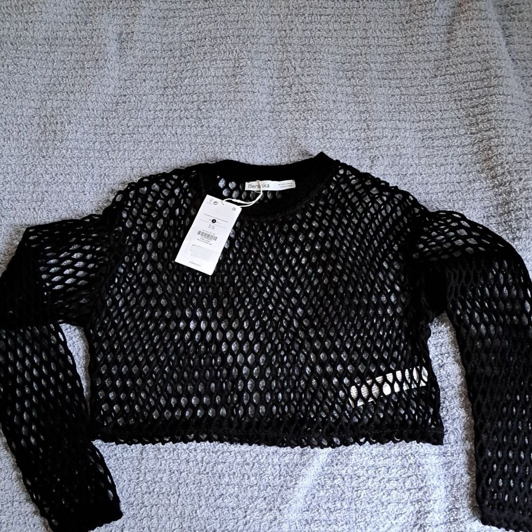 Pull croshet bershka 