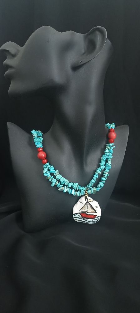 Collier turquoise 