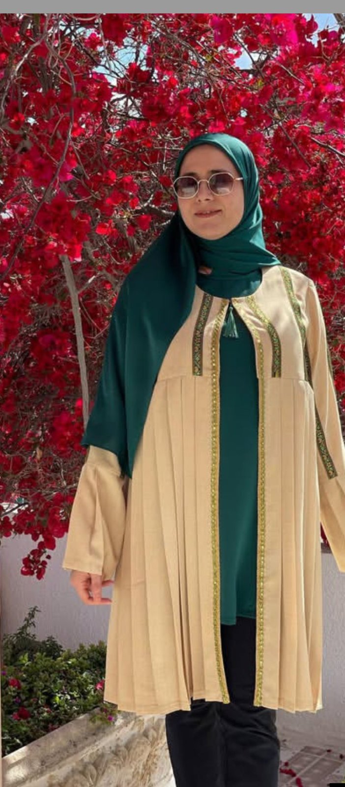 Kimono beige doré 