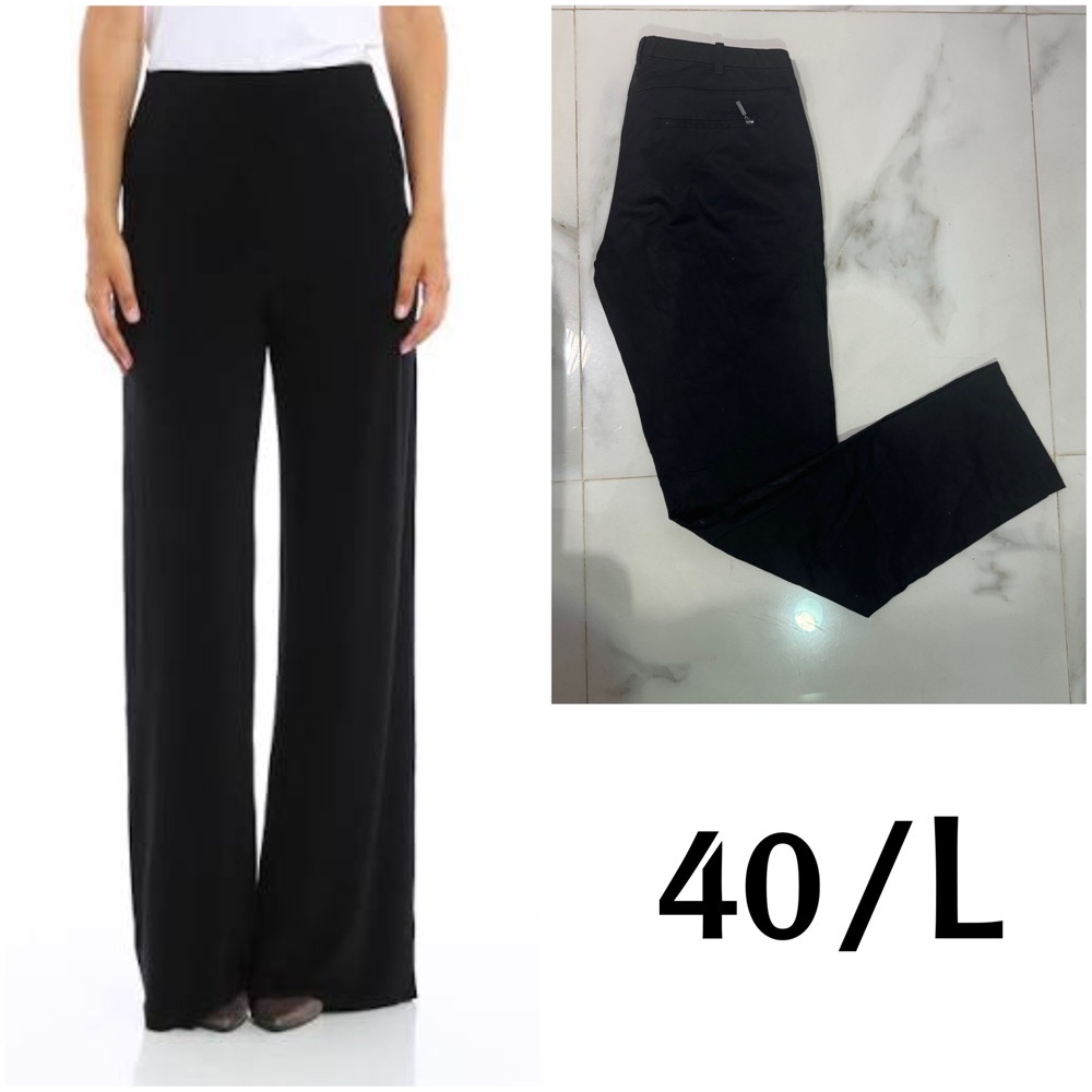 Un pantalon noire de la taille 40/L