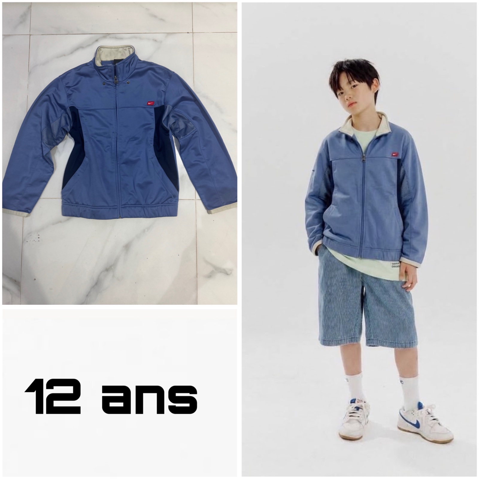 Jacket pour enfant a l'age de 12ans 