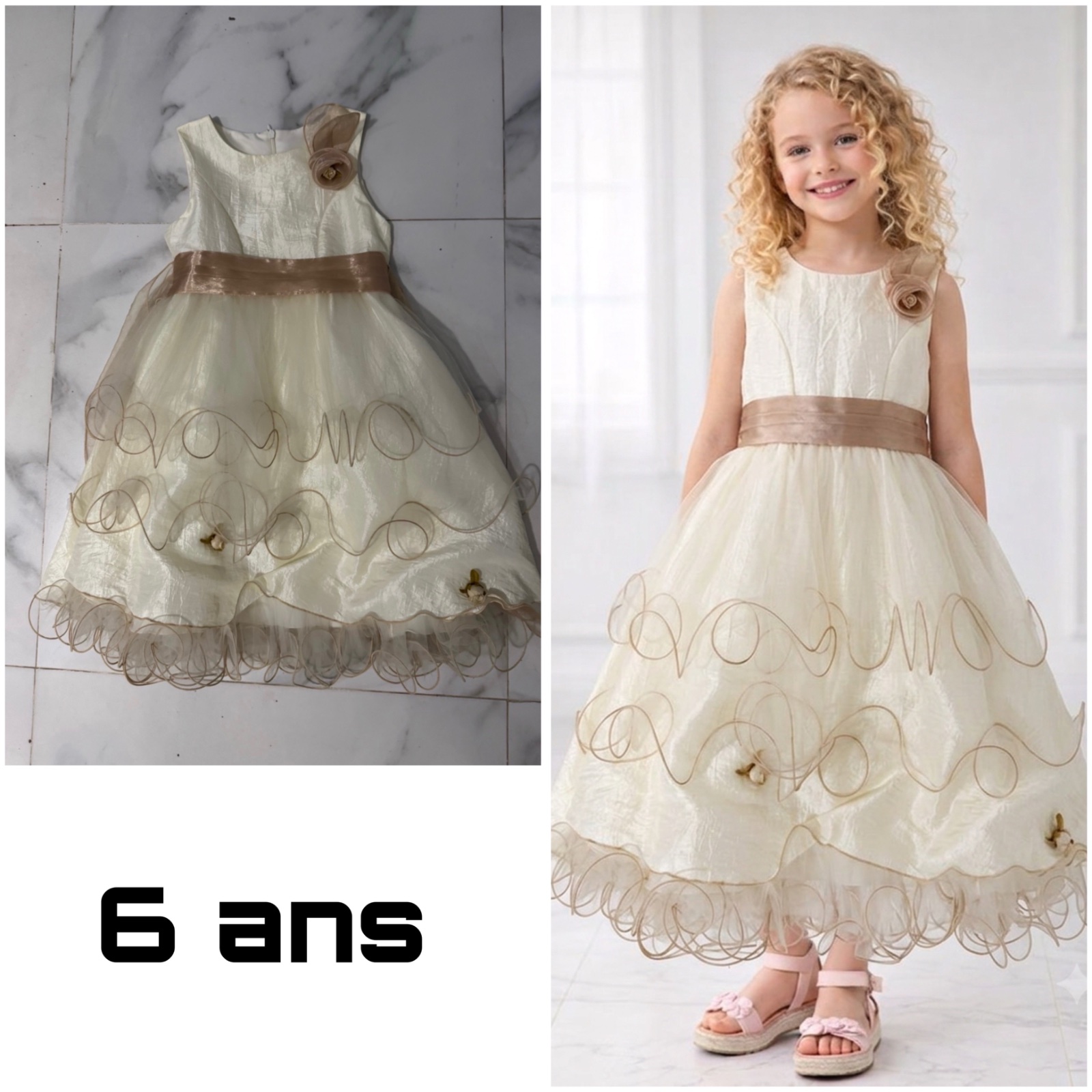 Robe pour enfant a l age de 6 ans 