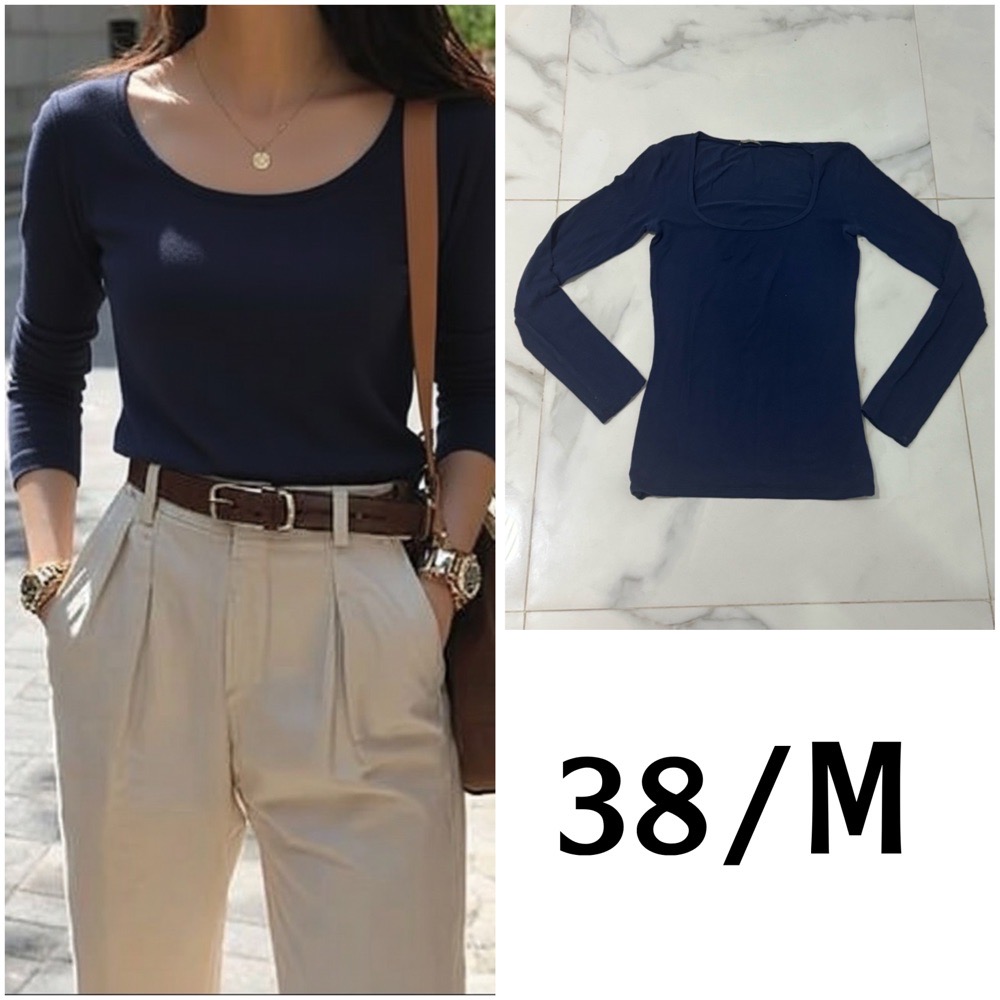 Pull bleu de la taille 38/M