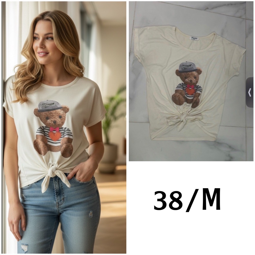 Tshirt~Miss Charm Paris  de la taille 38/M