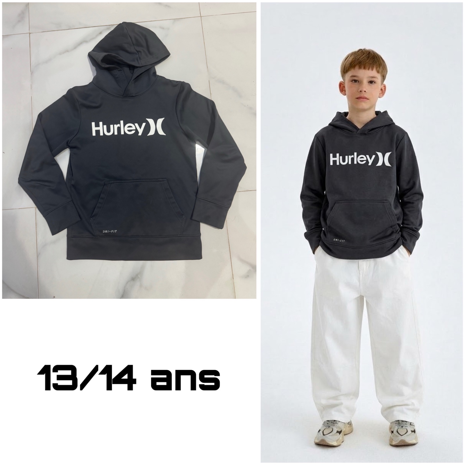 Capuche pour enfant a l'age de 12/14 ans 