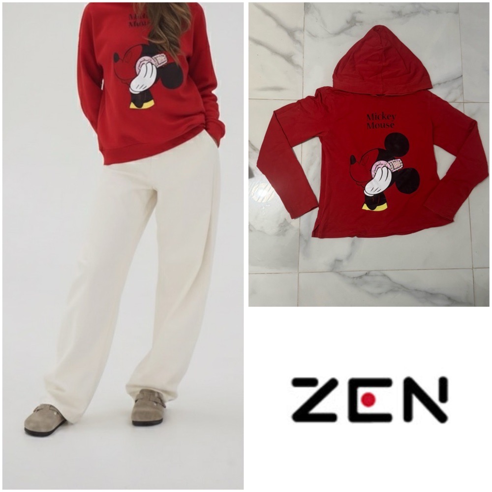 Un pull en rouge ZEN de la taille 36/S