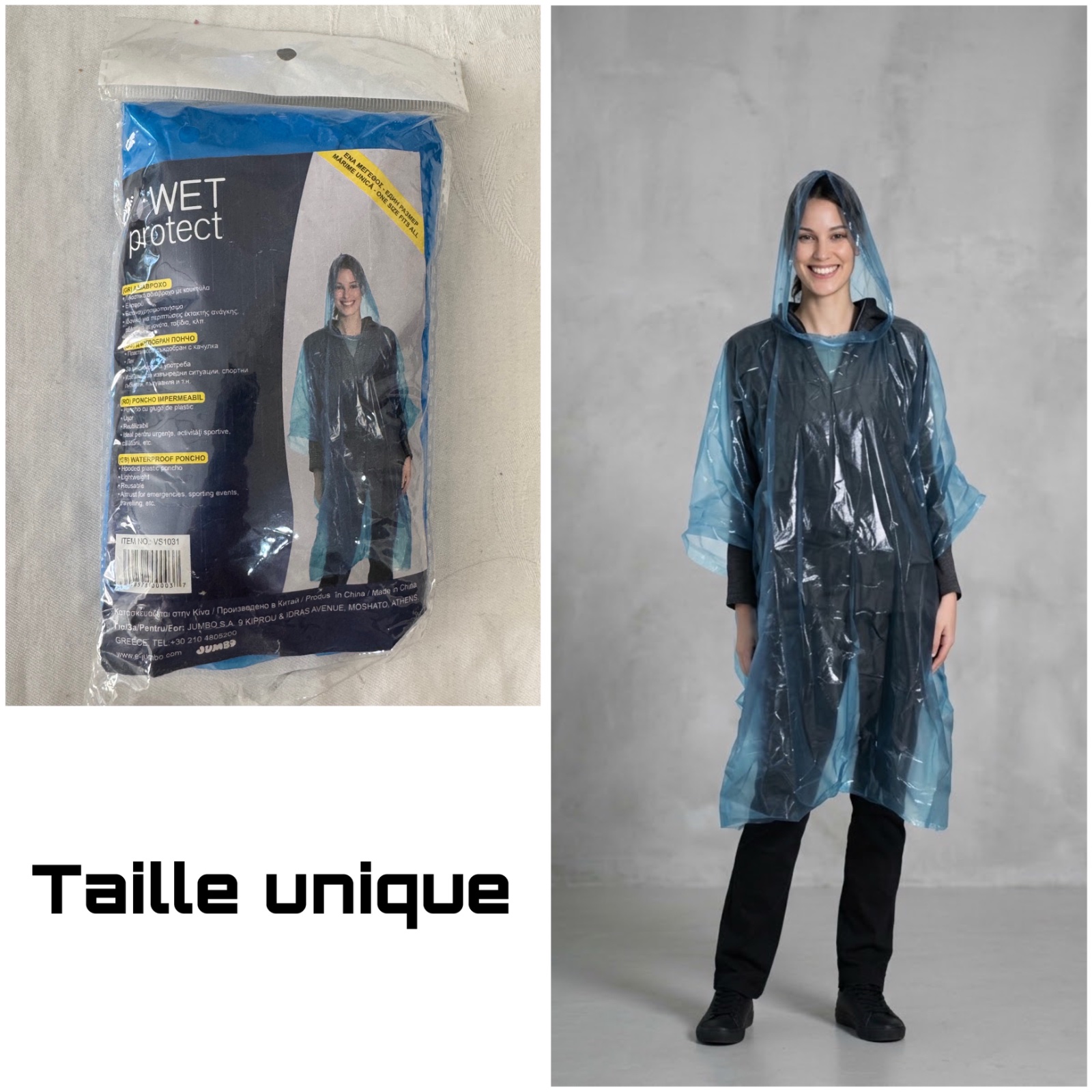 Poncho imperméable 