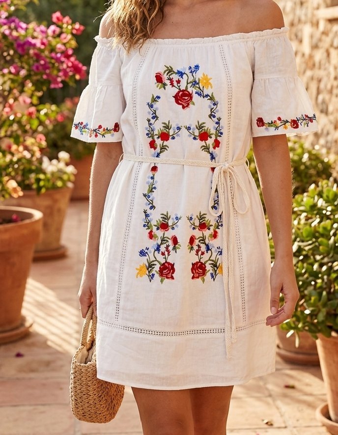 Robe brodée 