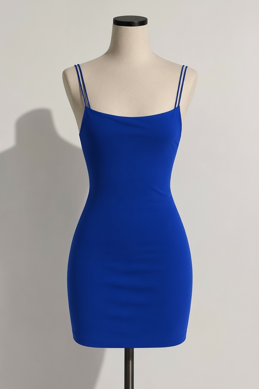    Robe bleue moulante courte – Taille S