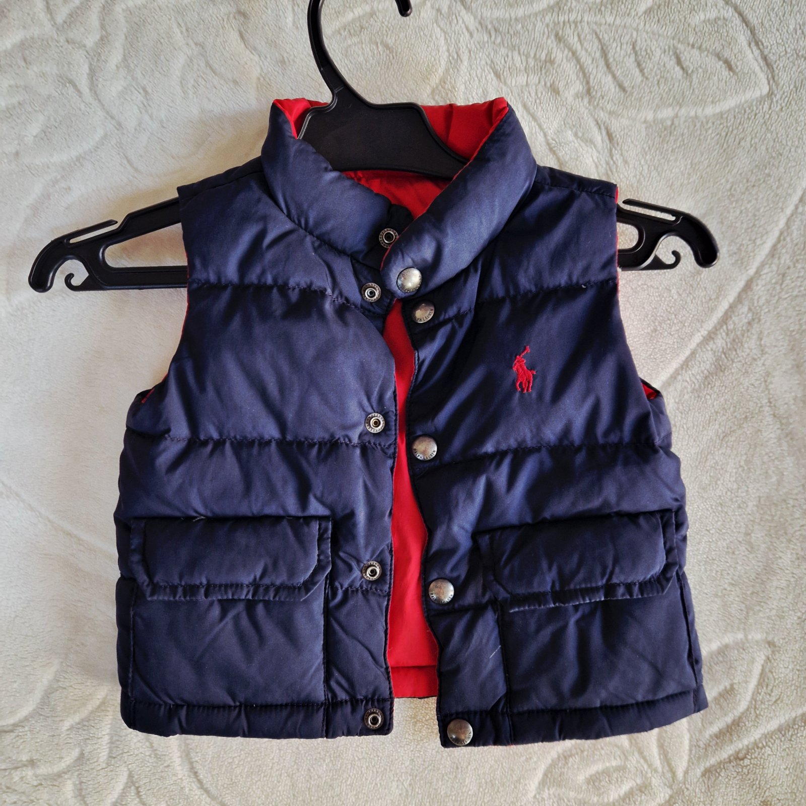 Doudoune sans manche ralph lauren reversible