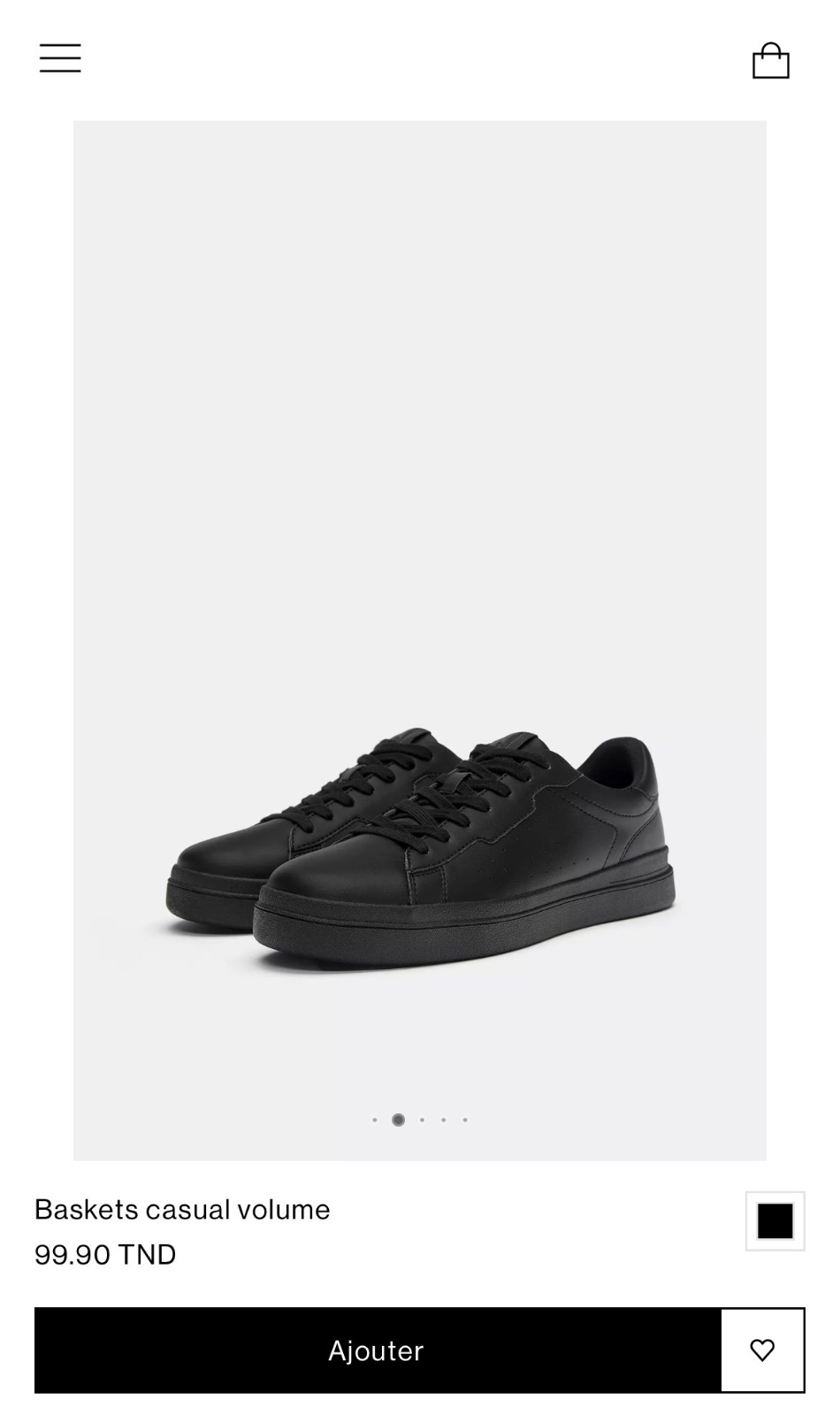 Basket noir 