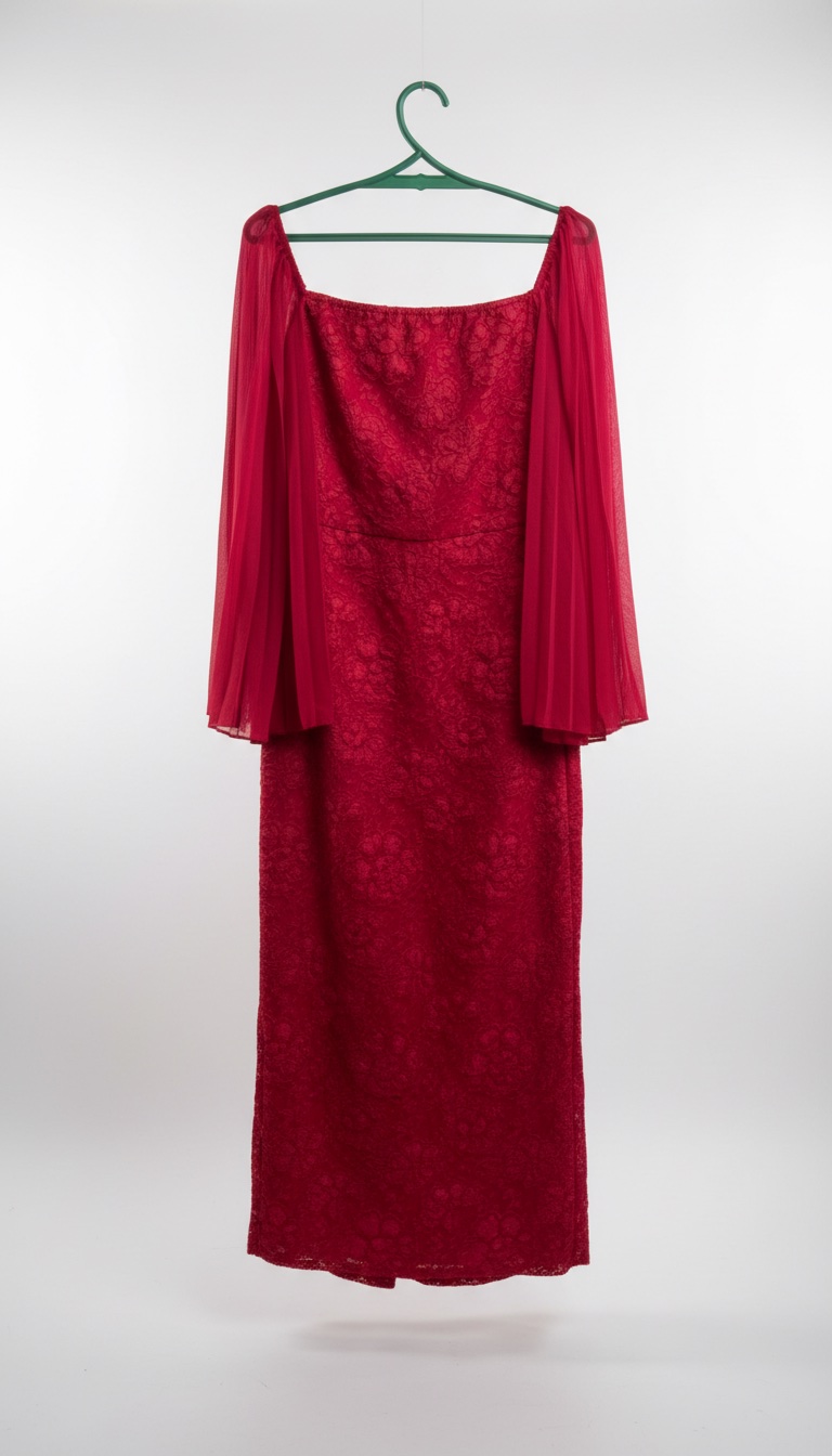 SHEIN robe rouge sexy 