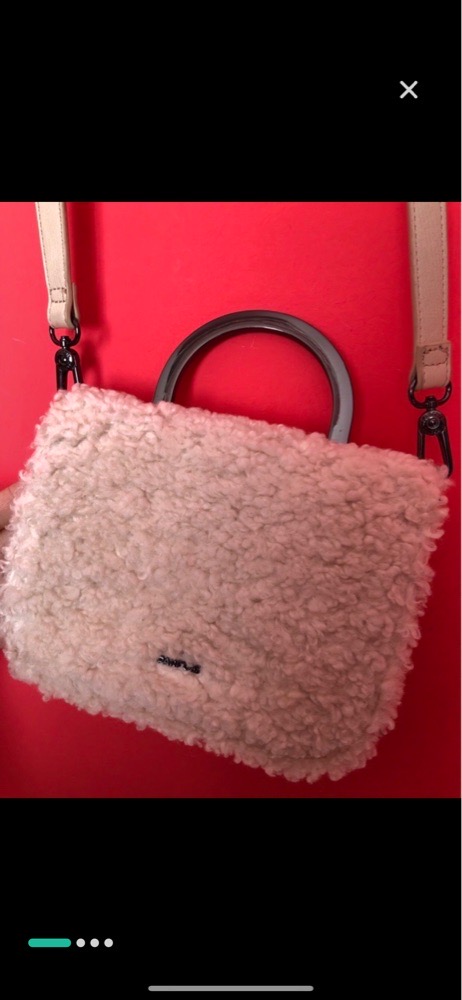 sac fourrure à bandoulière PARFOIS très beau 