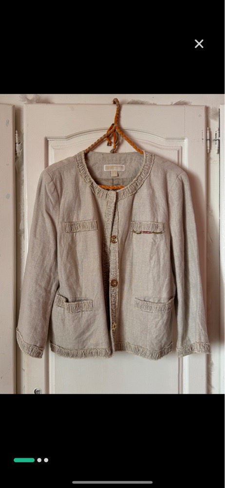 Veste MICHAEL KORS 100% lin ugrège , authentique, belle et élégante 