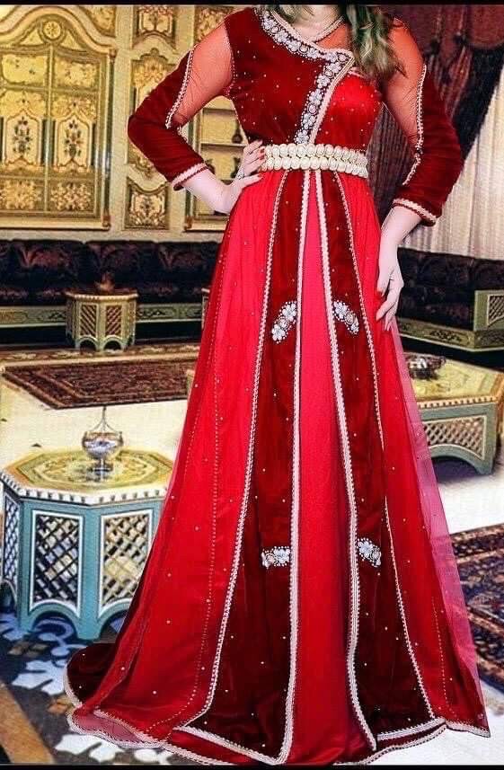 Caftan rouge importé du maroc 