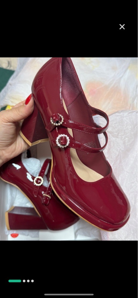 De très beaux escarpins burgundy ❤️ 