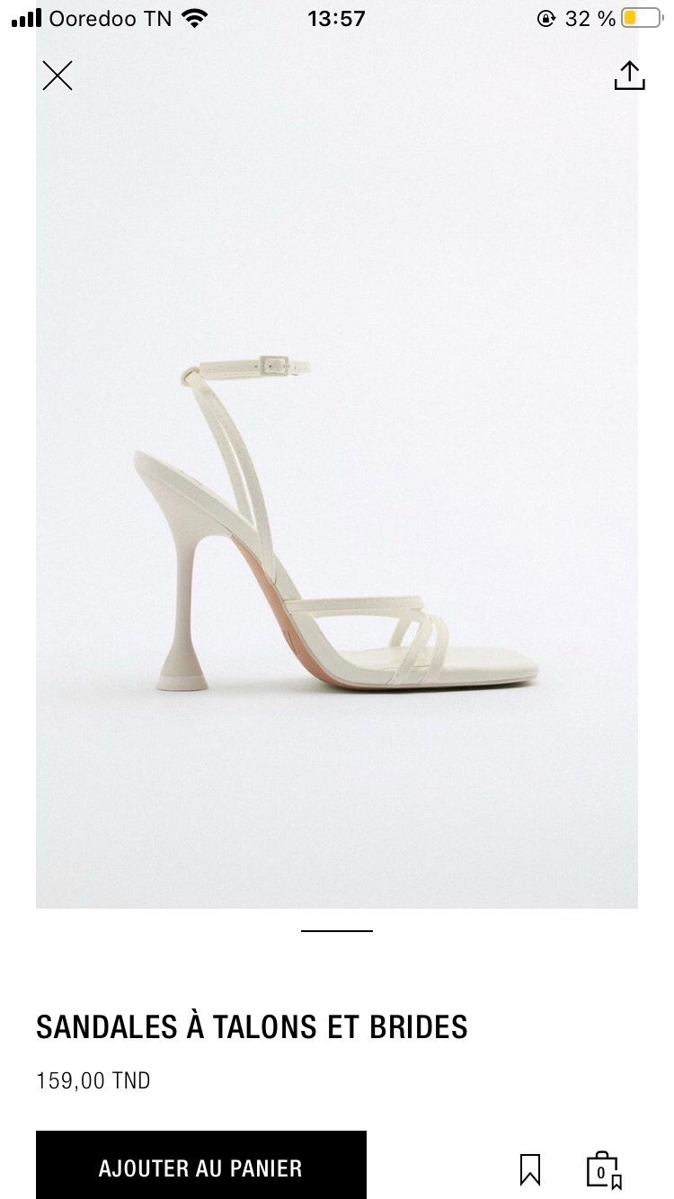 Sandales zara 