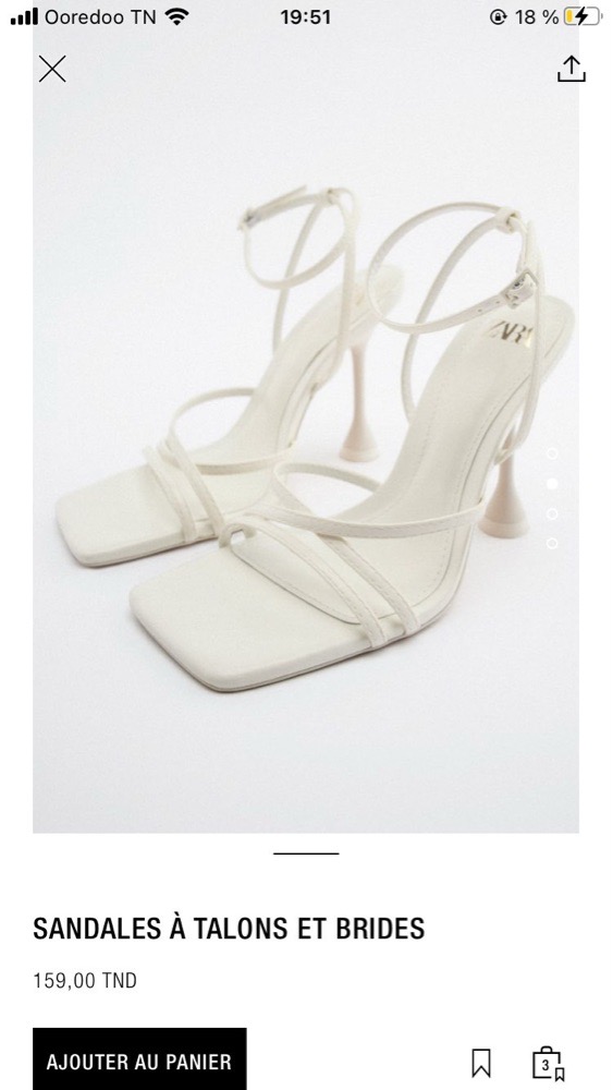 Sandales zara 
