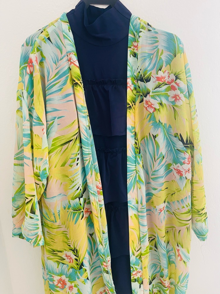 Burkini bleu marine avec kimono 