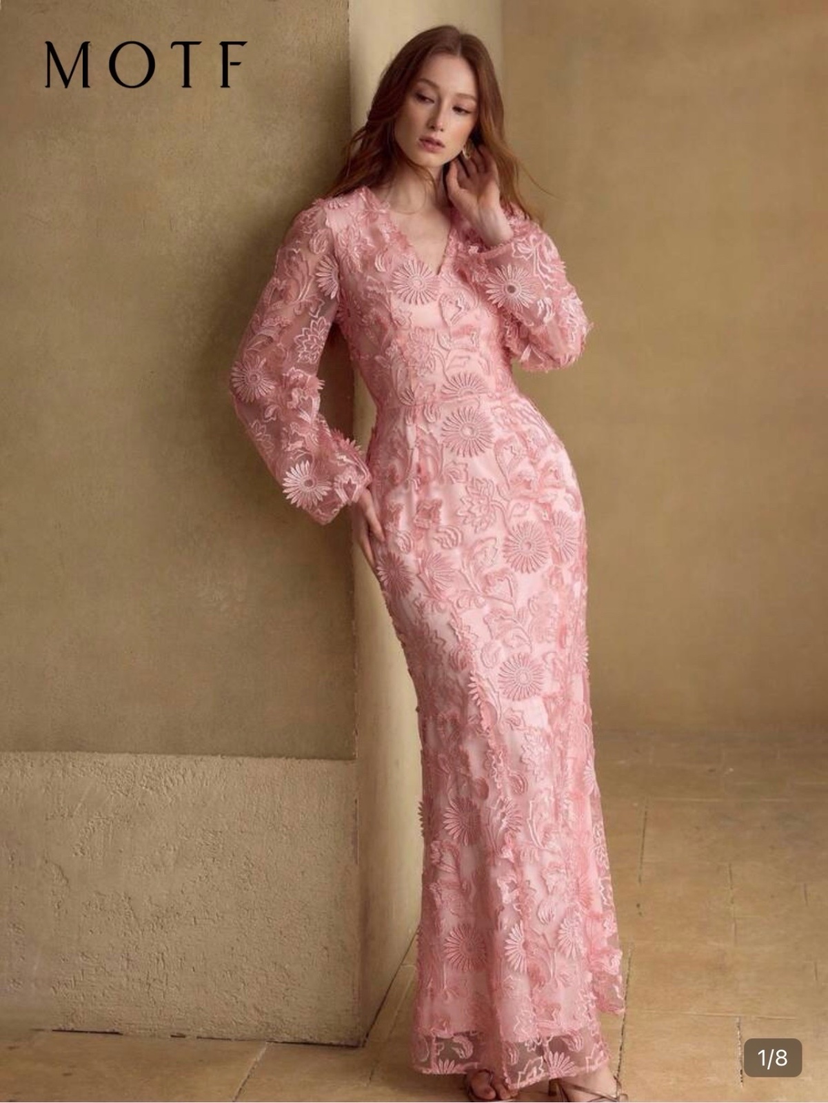 Robe rose 